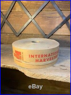 International Harvestor Original Box Tape Parts NOS Tractor Truck Sign Adverting
