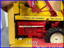 International IH 544 Tractor Deluxe IH FARM SET 116 NIB Plow Disk Wagon