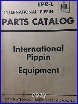 International IH Tractor Pippin Front Loader & Backhoe Attachments Parts Manual