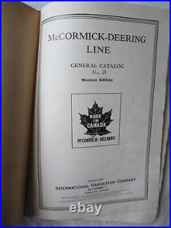 International McCormick-Deering Line Farm Operating Equip General Catalog No 28