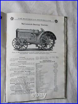 International McCormick-Deering Line Farm Operating Equip General Catalog No 28