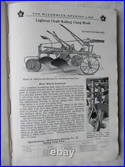 International McCormick-Deering Line Farm Operating Equip General Catalog No 28
