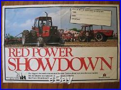 International Red Power Poster Sign 5488 6588 IH Tractor