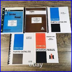 International TD-7E Crawler Tractor Service Parts Operators Manual Set Catalog