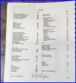 International TD-7E Crawler Tractor Service Parts Operators Manual Set Catalog