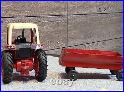 International harvester Livescale tractors with wagon. Farming, agriculture