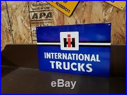 Internatonal Harvester Trucks IH Sign Barn Gas Oil Farm Tractor Seed Feed