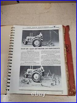 J I Case 1940 General Line Catalog Models S SC SO D DC DO LA Tractors
