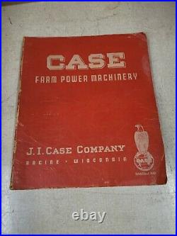 J I Case 1940 General Line Catalog Models S SC SO D DC DO LA Tractors (#2)