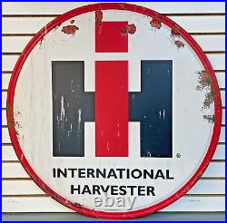 LARGE 36 International Harvester IH Logo Farming / Tractor Metal Sign 42080