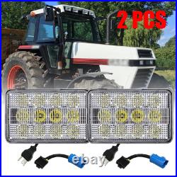 LED Front headlights For Case Tractors 1294 1394 1494 1594 2094 2294 2394 2594