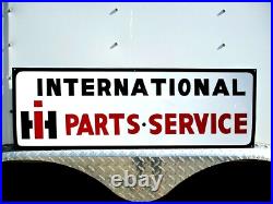 LG HAND PAINTED Metal INTERNATIONAL HARVESTER Parts Service IH SHOP TRACTOR SIGN