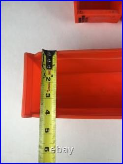 Lot 4 Vintage International Harvester Tractor Parts Bins Storage Rare IH Logo