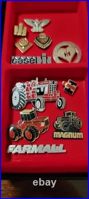 Lot Of 36 IH International Harvester Tractor Employee Service Pin Award Case