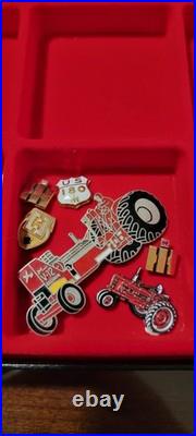 Lot Of 36 IH International Harvester Tractor Employee Service Pin Award Case