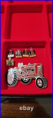 Lot Of 36 IH International Harvester Tractor Employee Service Pin Award Case