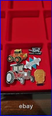 Lot Of 36 IH International Harvester Tractor Employee Service Pin Award Case