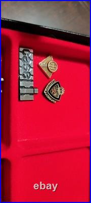 Lot Of 37 IH International Harvester Tractor Employee Service Pin Award Case