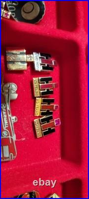 Lot Of 37 IH International Harvester Tractor Employee Service Pin Award Case