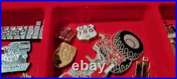 Lot Of 37 IH International Harvester Tractor Employee Service Pin Award Case