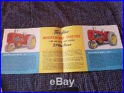 Lot of 10 1940s Case Massey Harris Allis Chalmers Tractor Dealer Sale Brochures