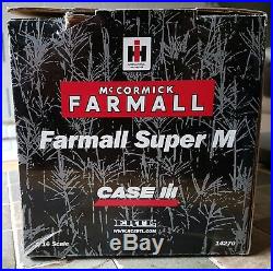 McCORMICK FARMALL SUPER M DIE-CAST METAL TOY TRACTOR ERTL 116 Scale 14270 CASE