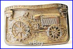 McCormick Deering 10-20 Tractor Brass Belt Buckle Ltd Ed 62/250 IH International