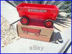 Mc Cormick Deering Tractor Wagon International Red Tractor Wagon With Original Box