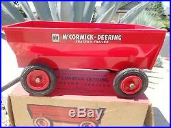 Mc Cormick Deering Tractor Wagon International Red Tractor Wagon With Original Box