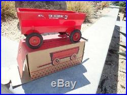 Mc Cormick Deering Tractor Wagon International Red Tractor Wagon With Original Box