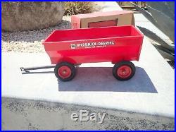 Mc Cormick Deering Tractor Wagon International Red Tractor Wagon With Original Box