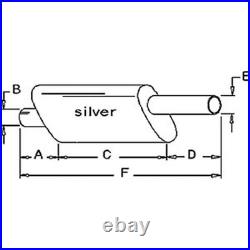Muffler Fits International Harvester 454 464 574 656 664 674 Tractor