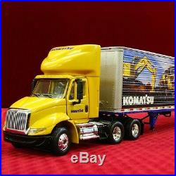 NEW / Sold-Out KOMATSU IH 8600 TRACTOR TRAILER 1/64 FIRST GEAR 69-0018 DCP