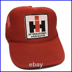 NOS Nissun Vtg International Harvester Mesh TRUCK Hat FARM TRACTOR Snapback Cap