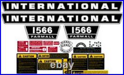 New 1586 International Harvester Farmall Tractor Complete Decal Kit