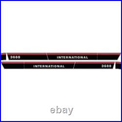 New 3688 With Cab International Harvester Farmall Tractor Hood Decal Kit