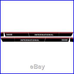 New 3688 With Cab International Harvester Farmall Tractor Hood Decal Kit Quality