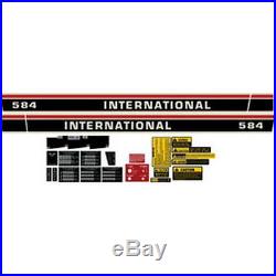New 584 International Harvester Farmall Tractor Complete Decal Kit High Quality