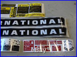 New 766 International Harvester Farmall Tractor Complete Decal Kit