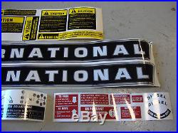 New 766 International Harvester Farmall Tractor Complete Decal Kit High Quality
