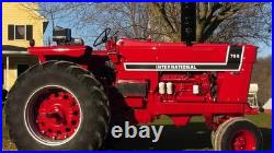 New 766 International Harvester Tractor Late Model Hood Decal Kit Quality