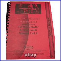 New Chassis Service Manual Fits International Harvester 175B Crawler