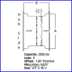 New Front Rim Fits Case/International Harvester