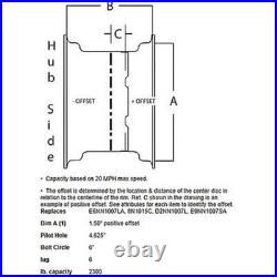 New Front Rim Fits Case/International Harvester