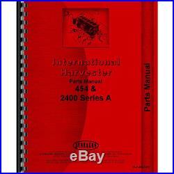 New International Harvester 2400 Tractor Chassis Parts Manual