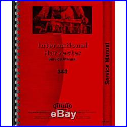 New International Harvester 340 Tractor Service Manual (Utility)