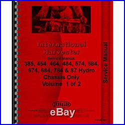 New International Harvester 574 Tractor Chassis Only Service Manual