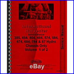 New International Harvester 784 Tractor Chassis Only Service Manual