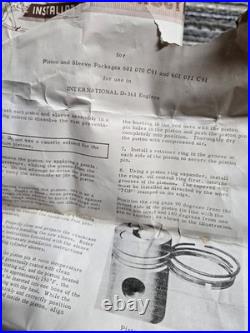 New Old Stock Ih 806 Diesel Sleeve & Piston Kit