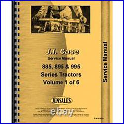 New Service Manual Fits International Harvester 885 Tractor